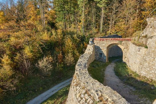 Blick auf zweites Zwingertor