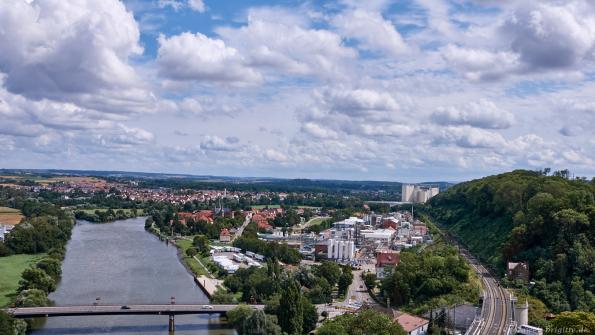 Blick auf Bad Wimpfen im Tal