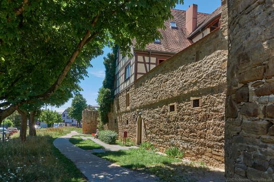 südlicher Teil der alten Stadtmauer