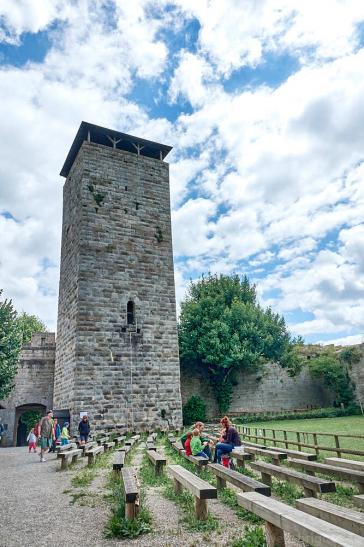 Bergfried - im Volksmund Langhans genannt