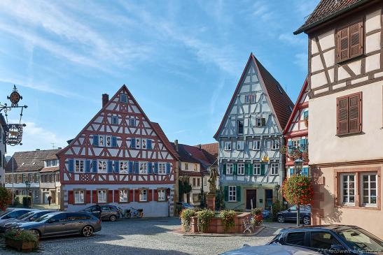 Marktplatz Sicht vom Rathaus