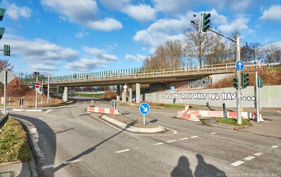 12-Januar 2025 von Bundesstraße zur Audi