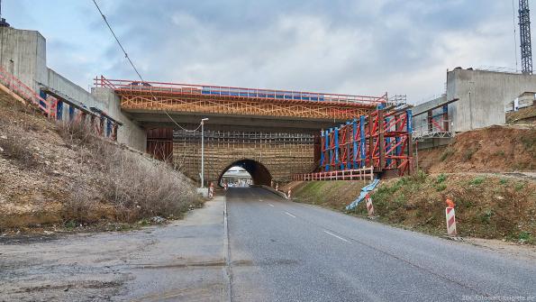 vorübergehende Tunnelröhre bei Auffahrt Untereisesheim - 29.Dez.2020