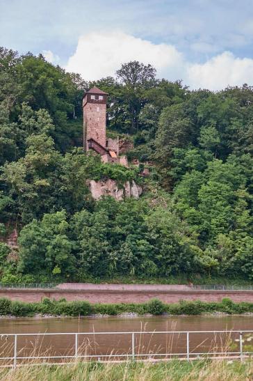 Blick auf Burg Dauchstein