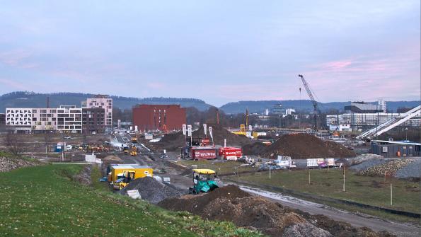 Blick von der anderen Richtung Dezember 2021