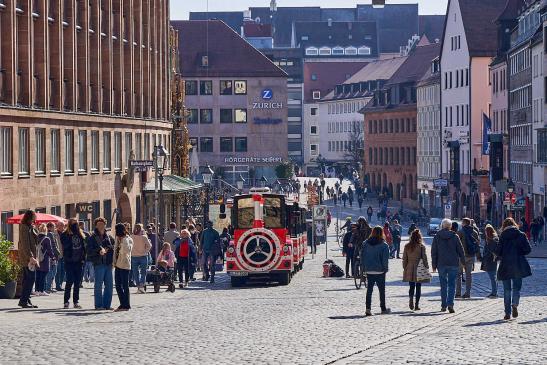 Bimmelbahn der Stadtrundfahrt