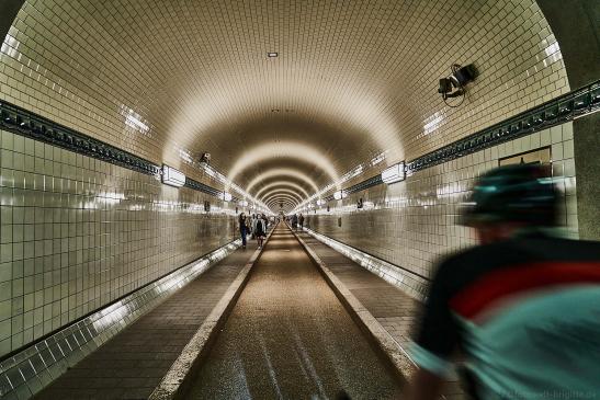 Da stand ich dem Radfahrer im Weg :-)