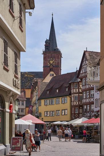 Blick auf Marktplatz