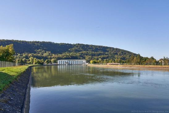 Blick auf's Rheinkraftwerk Albbruck-Dogern