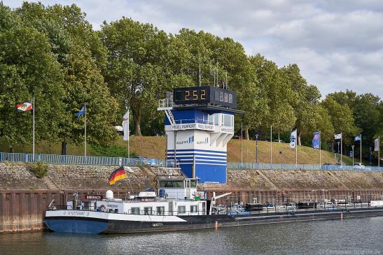 Der Rhein hat wieder etwas zugenommen