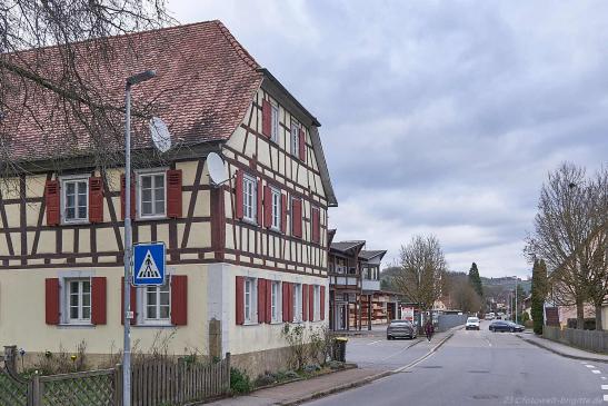 Hier verläuft der offizielle Radweg entlang