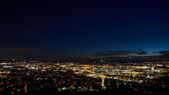 Blick vom Wartberg auf Heilbronn 