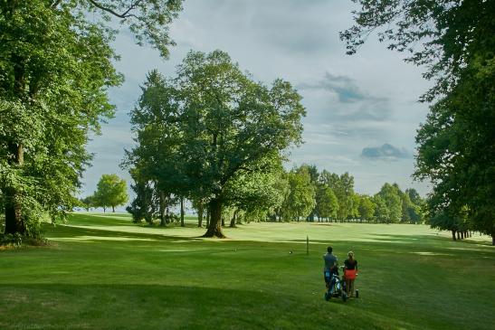 Golfplatz mit den Fotofreunden