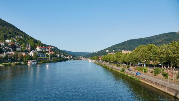 Blick auf Neckar