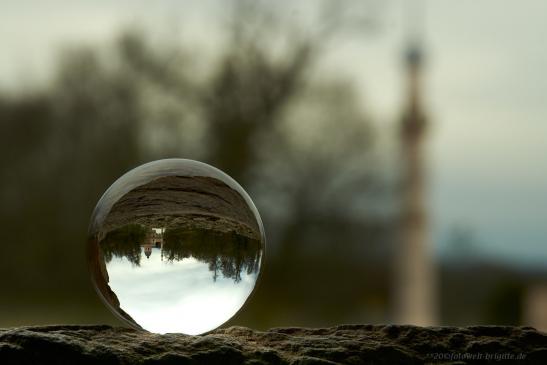 vom Merkurtempel Blick auf Moschee 1