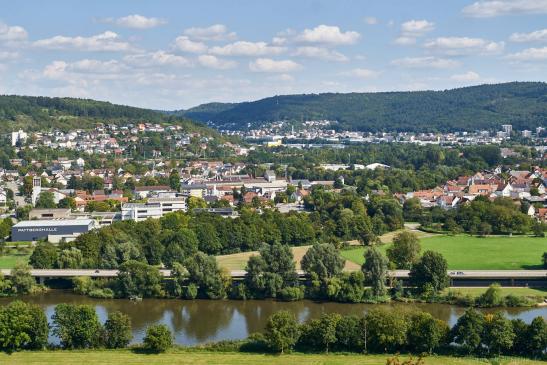 Blick nach Mosbach