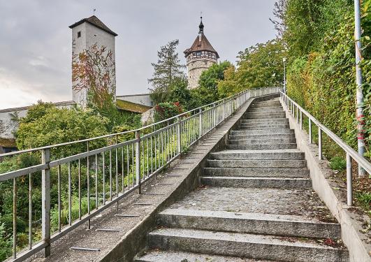 auf halbem Weg