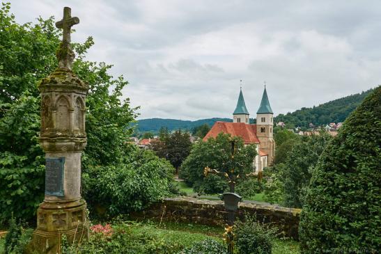 Blick von der Walterichskirche auf die Stadt