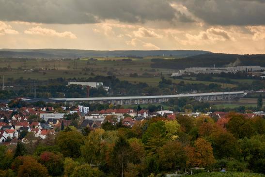 Blick vom Scheuerberg Richtung A6