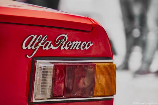 Heckansicht Alfa Romeo