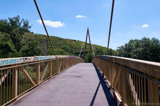 Hessigheimer Fahrradbrücke über den Neckar