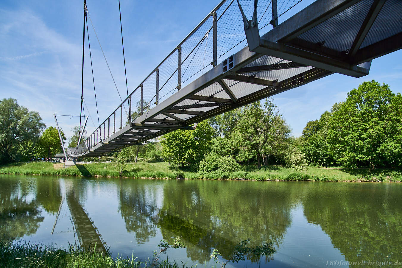 Hängebrücke über Donau