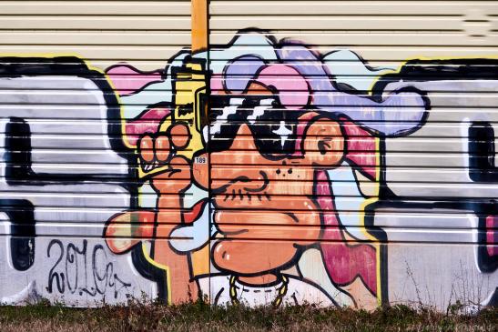 Graffiti an der Autobahn 2
